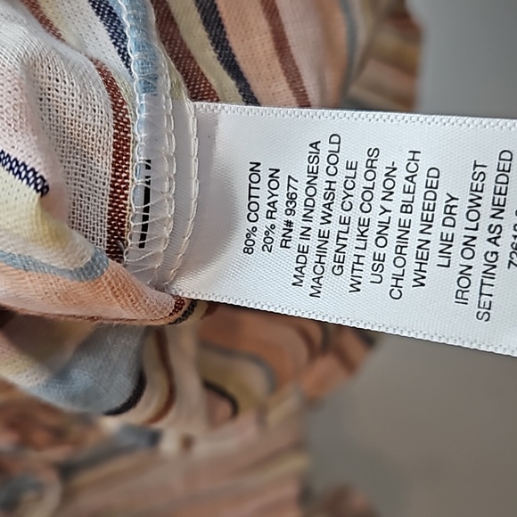 A.N.A. Striped Top Size Medium - Picture 4 of 6